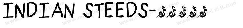 Indian Steeds字体转换